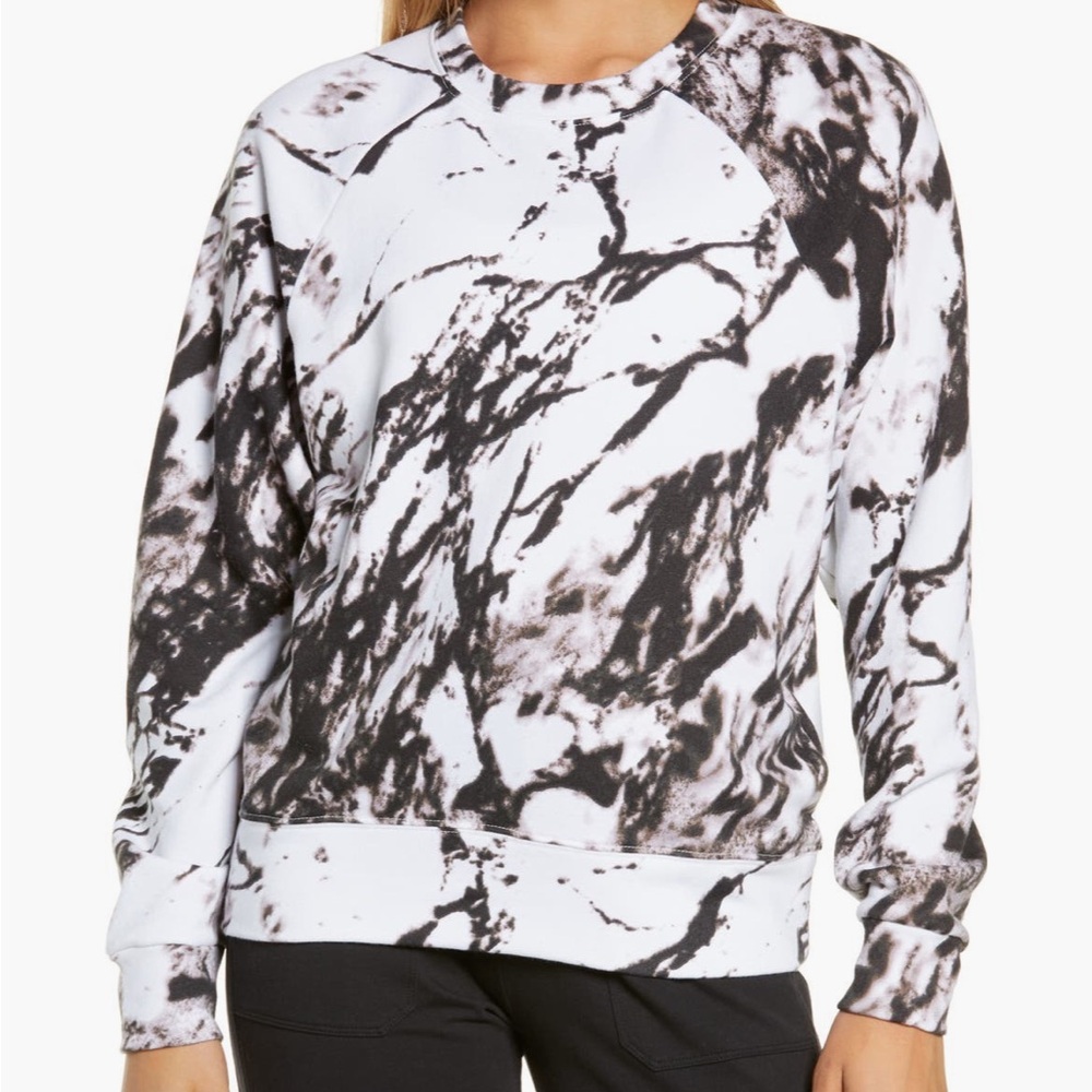 Zella tie dye crew neck